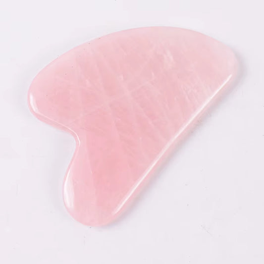 Face Care Massage Roller Natural Rose Quartz Gua Sha Tool Health Skin Acupuncture Massager Neck Slimming anti Wrinkle Cellulite